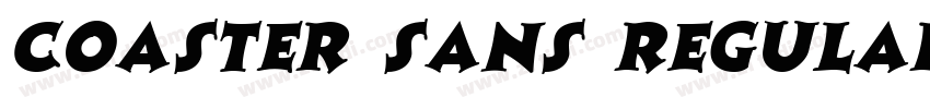 Coaster Sans Regular字体转换